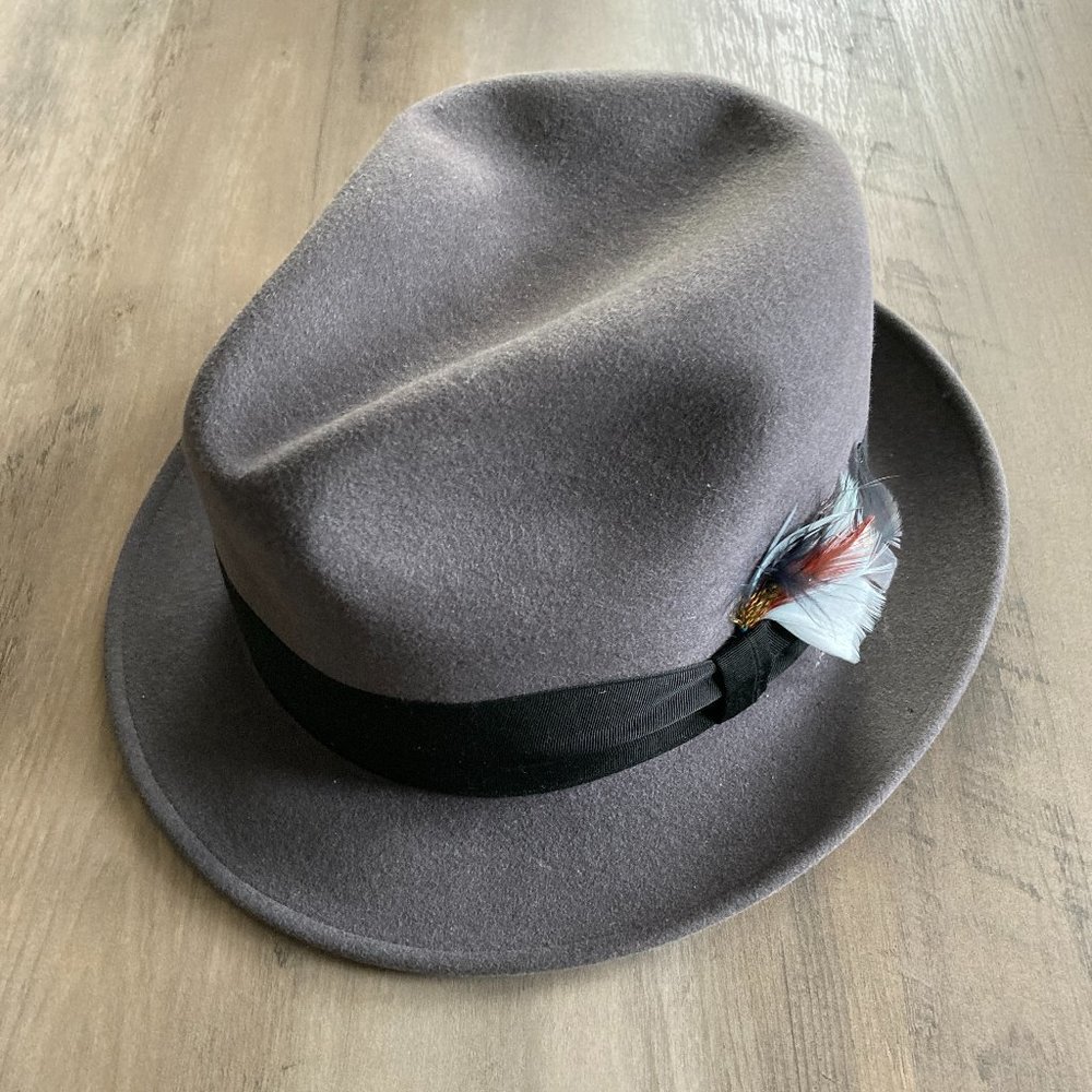 Fur Felt Fedora Hat by Beaver Hats